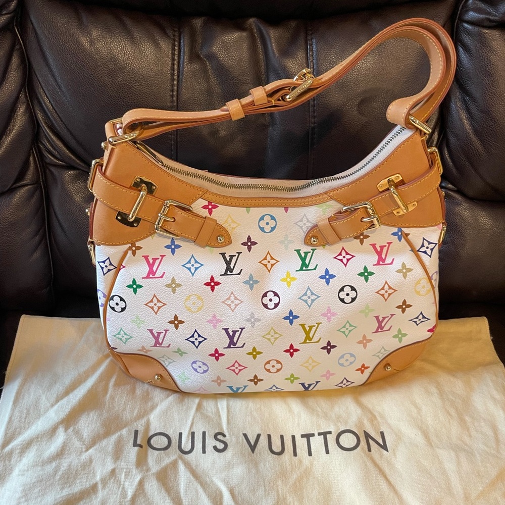 Sold!Authentic Louis Vuitton Greta Multicolour - Picture 1 of 13